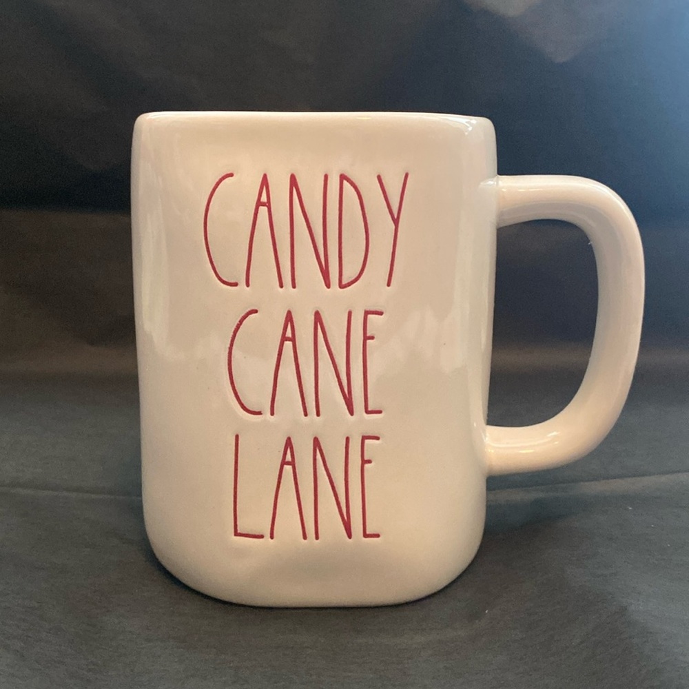 Rae Dunn CANDY CANE LANE mug